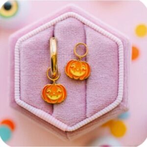 Pierced Co Jack-o’-lantern Earring Charms